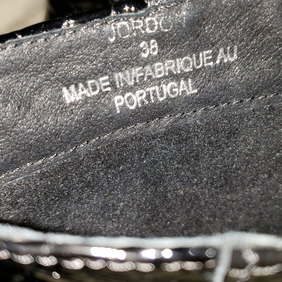 Black Patent Leather Ankle Booties - Picture 3 of 5